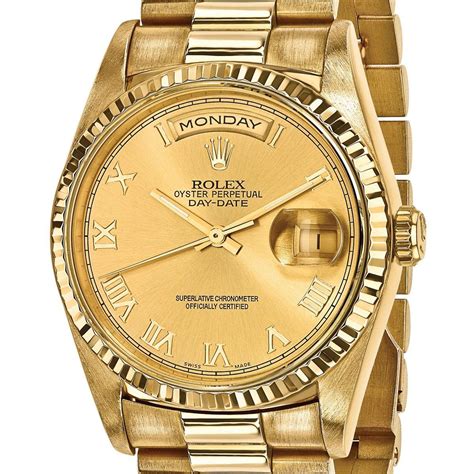 used gold rolex day date|owned Rolex Day-Date.